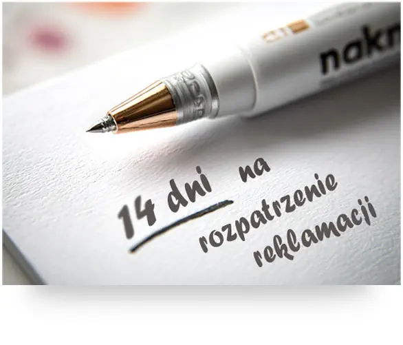 14 dni na rozpatrzenie reklamacji